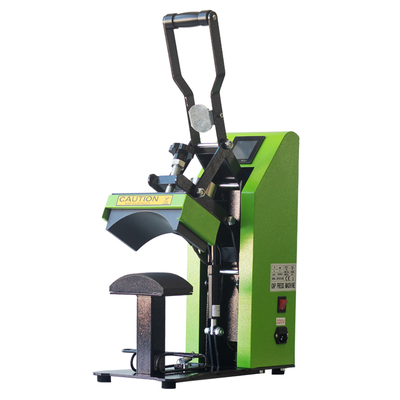 Auto Open Function 2 IN 1 Combo Cap Heat Press Small Logo Printing Machine 5
