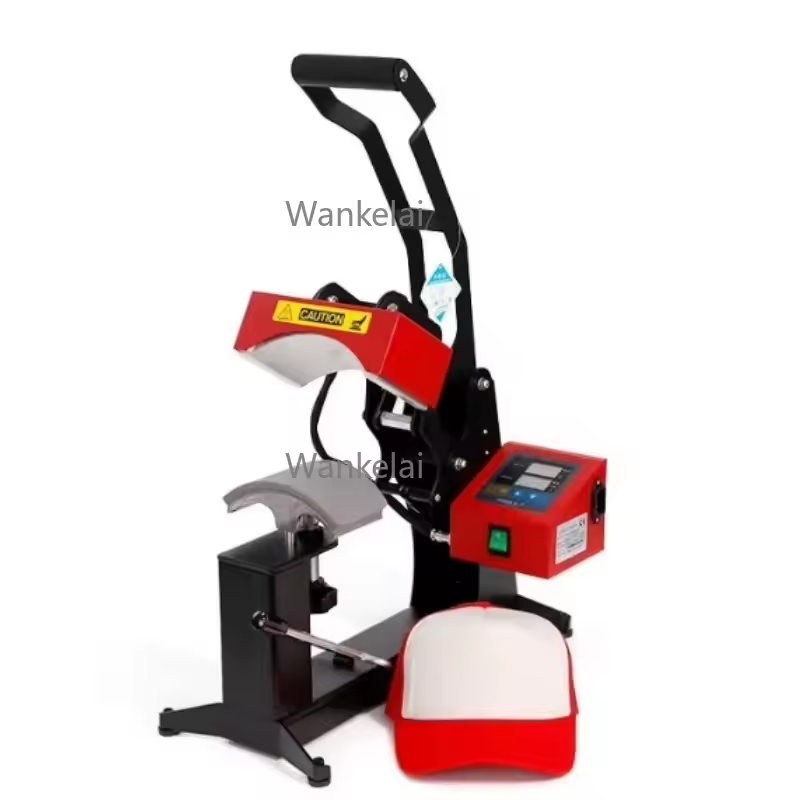 Hat Logo Custom Sublimation Auto Open Caps Heat Press Machine
