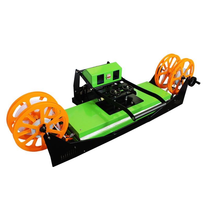 Ribbon Printing Roller Heat Press Dual Heated Lanyard Printing Machine 3