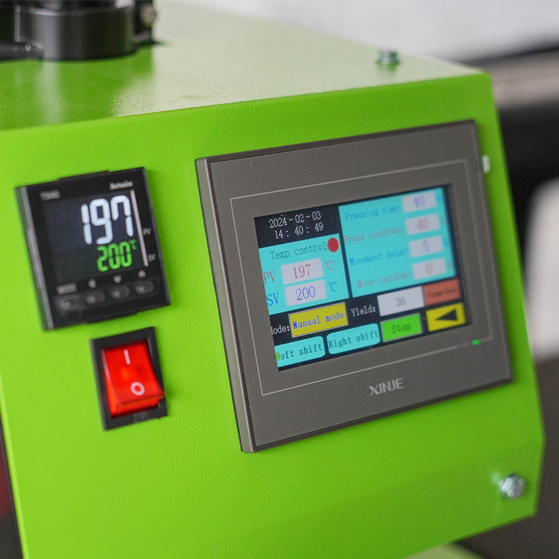 Heating Plate Moving Hydraulic Electric System Fully Automatic Heat Press Machine 3