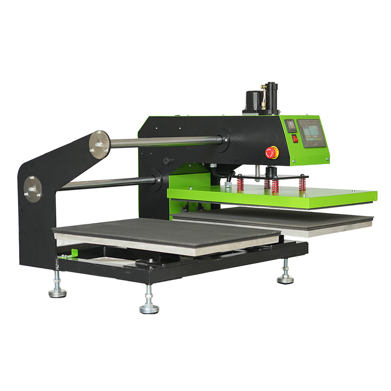 Heating Plate Moving Hydraulic Electric System Fully Automatic Heat Press Machine